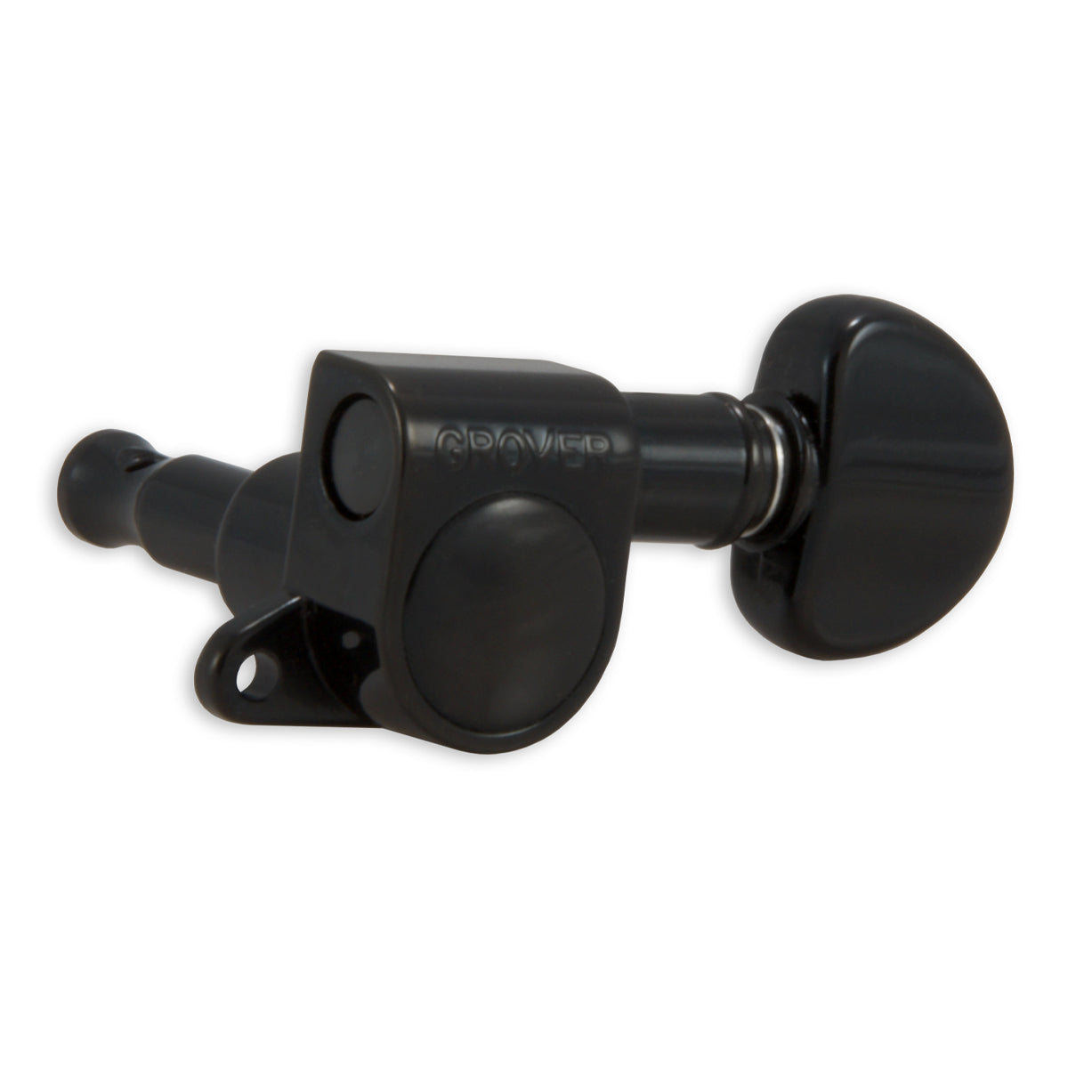 Grover Mini Rotomatics Machineheads ~ 6 in line ~ Black Chrome