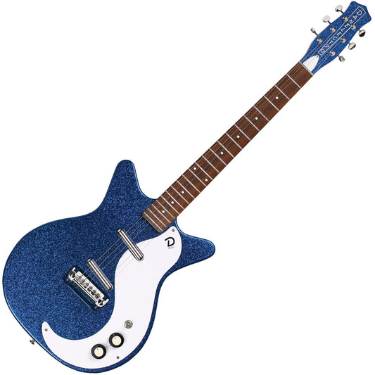 Danelectro 60th Anniversary DC59 Guitar ~ Deep Blue Metalflake