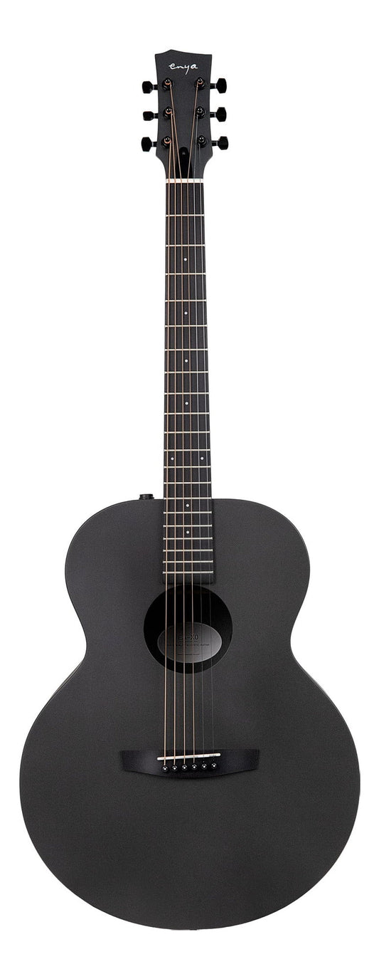Enya EA-XO 41" HPL Spruce Acoustic Guitar ~ Black