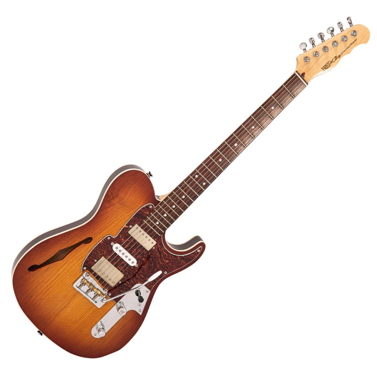 Fret-King Country Squire Semitone De Luxe Guitar ~ Honeyburst