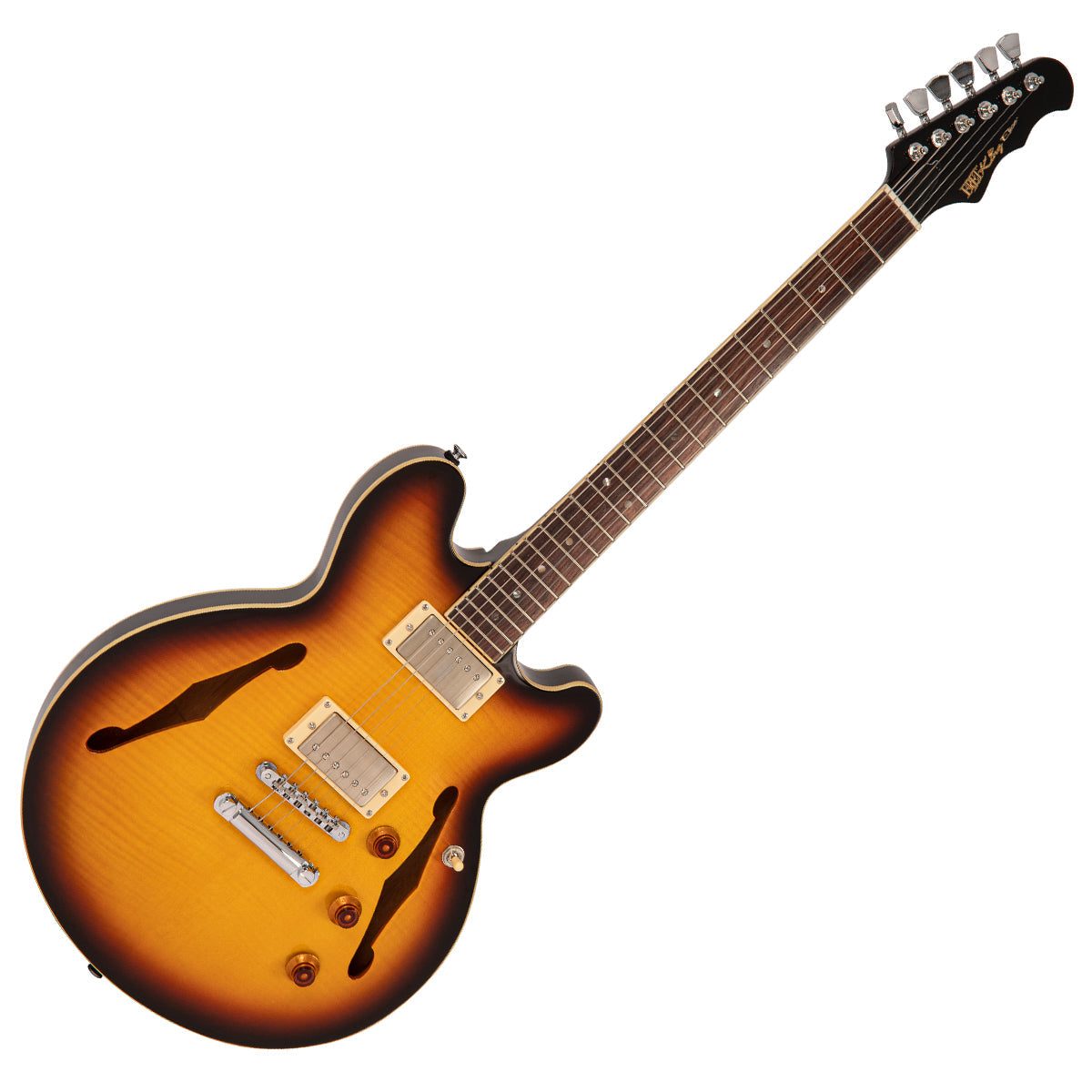 Fret-King Elise Custom Guitar ~ Tobacco Sunburst