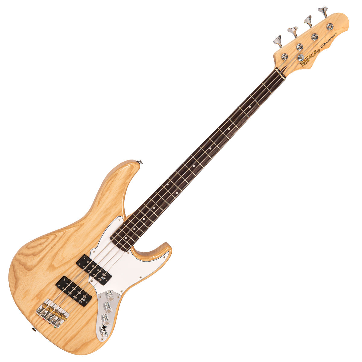 Fret-King Perception Custom Bass Guitar ~ Natural Ash