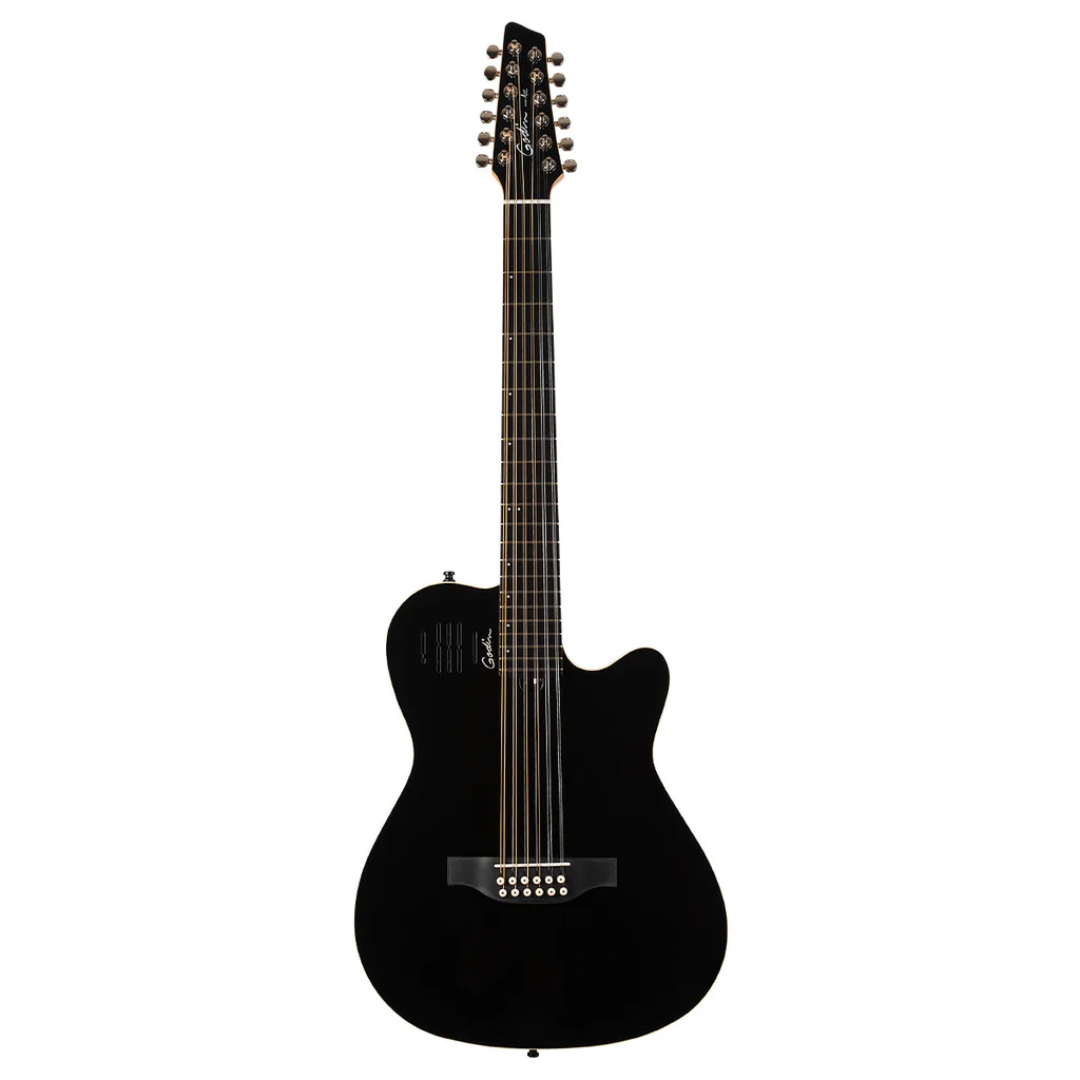 Godin A12 12 String Electric Guitar ~ Black HG