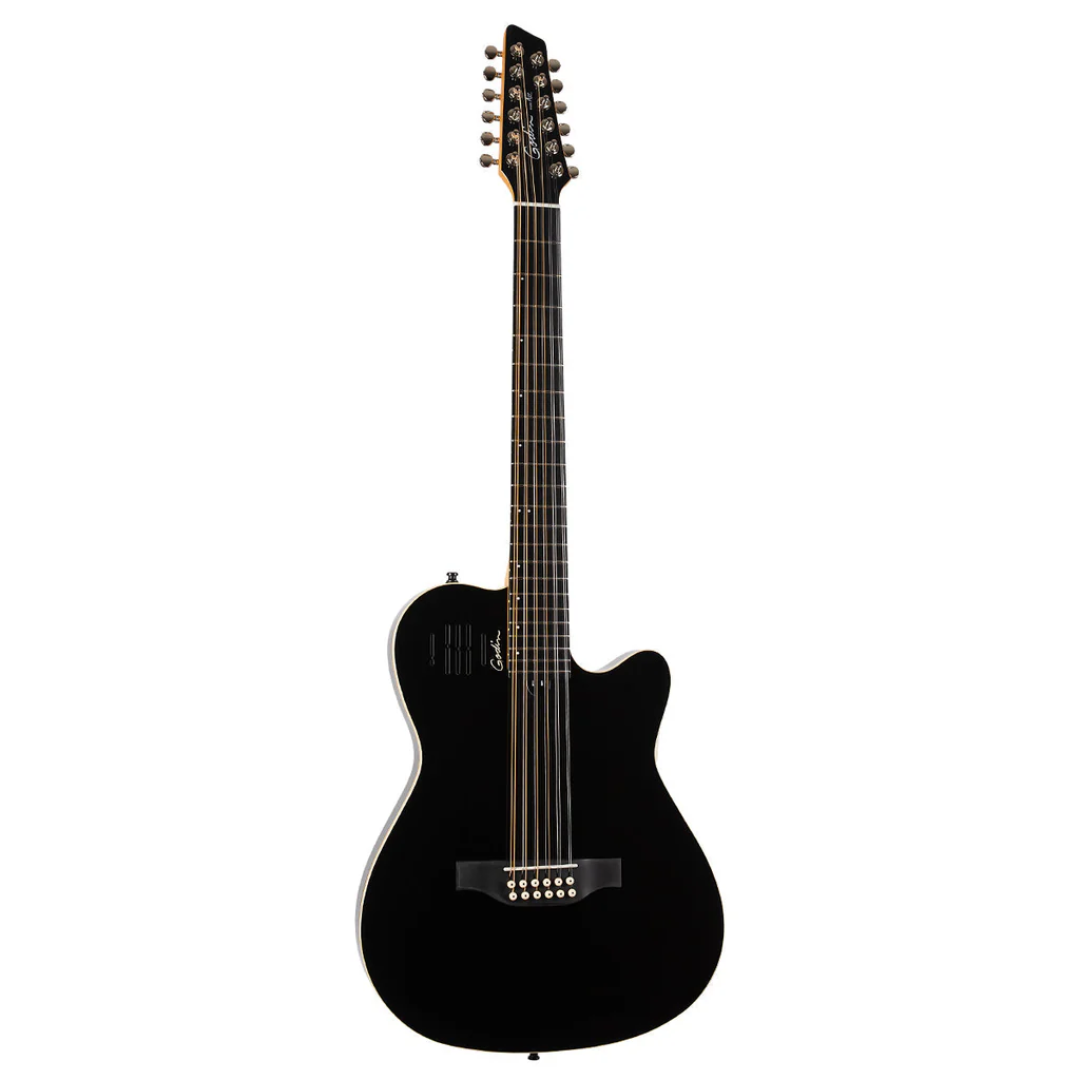 Godin A12 12 String Electric Guitar ~ Black HG