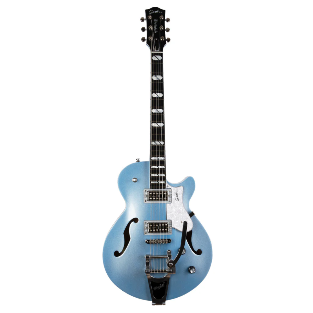 Godin Montreal Premiere LTD Imperial Semi-Acoustic Guitar ~ Blue