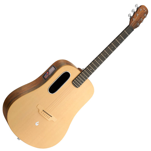 LAVA ME 4 SPRUCE 41" Guitar with AirFlow Bag ~ Woodgrain Brown/Burleywood