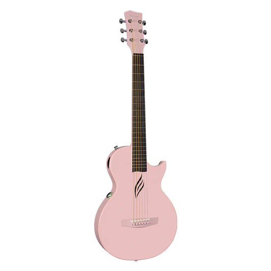 Enya Nova Go AI Carbon Fibre Electro-Acoustic Guitar ~ Pink