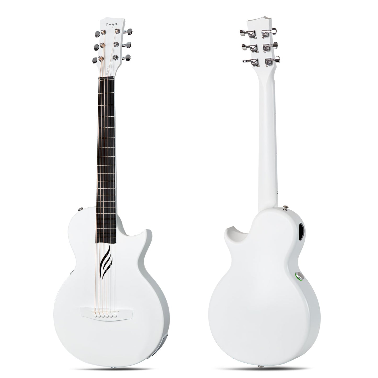 Enya Nova Go SP1 Carbon Fibre Electro-Acoustic Guitar ~ White