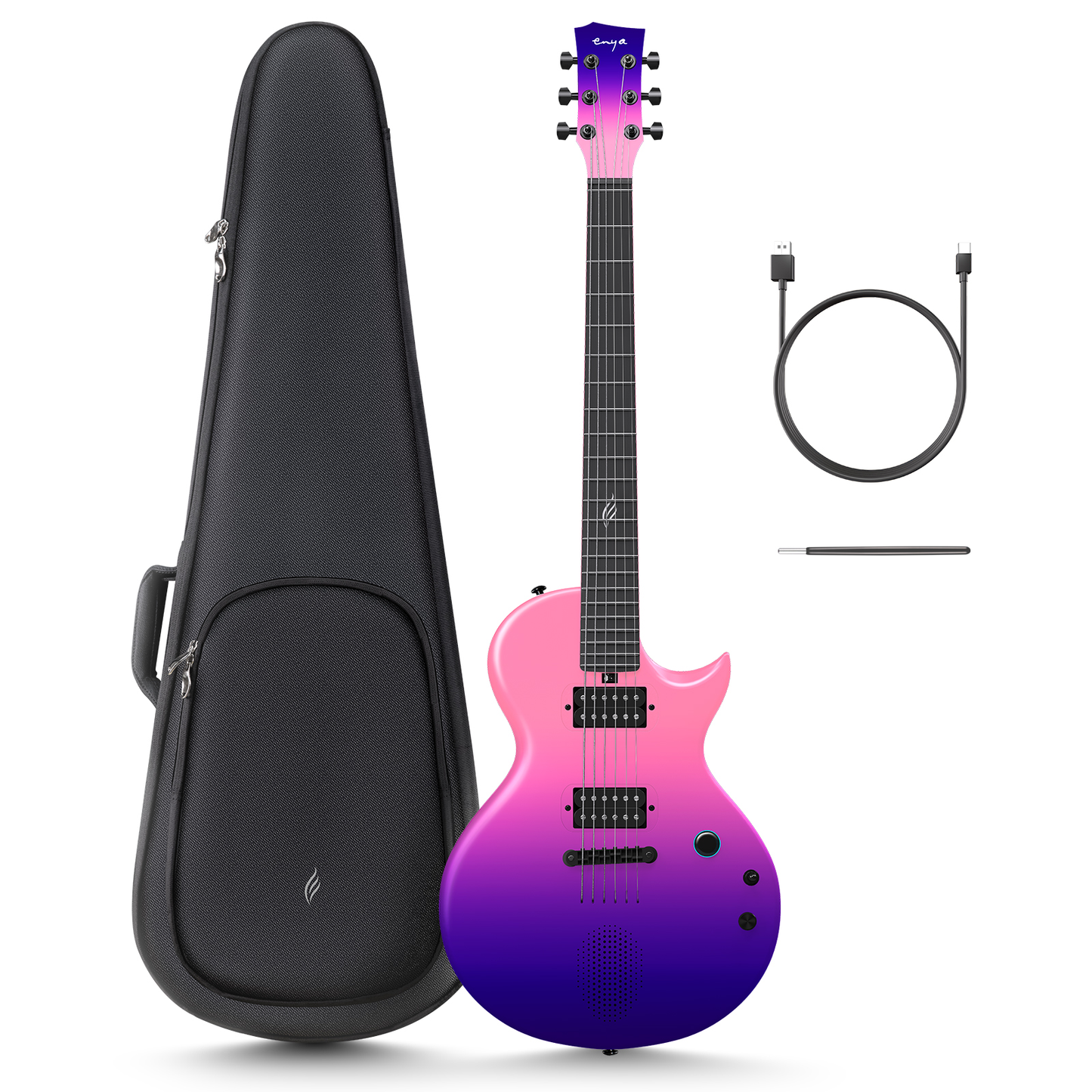 Enya Nova Go Sonic Electric Guitar ~ Cosmic Purple