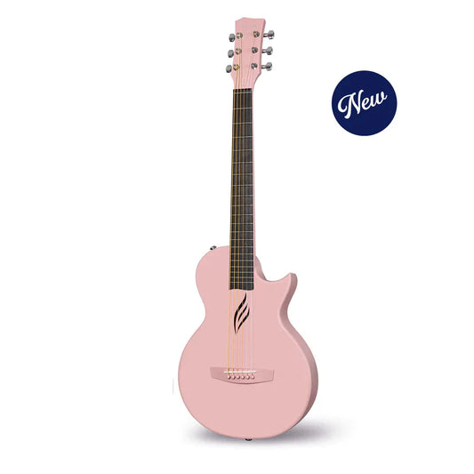 Enya Nova Go Carbon Fibre Acoustic Guitar ~ Pink