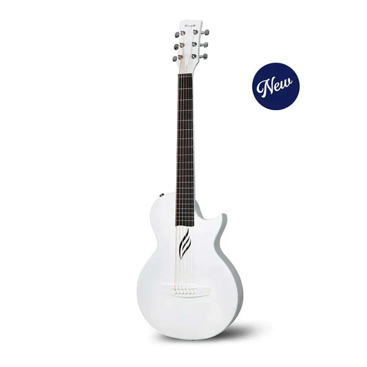 Enya Nova Go Carbon Fibre Acoustic Guitar ~ White