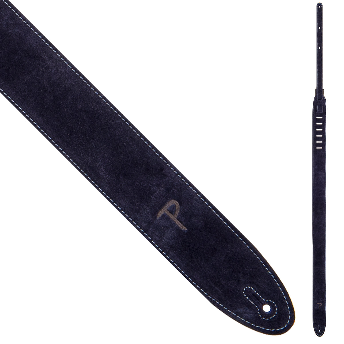 Perri's 2.5" Soft Suede Guitar Strap ~ Navy