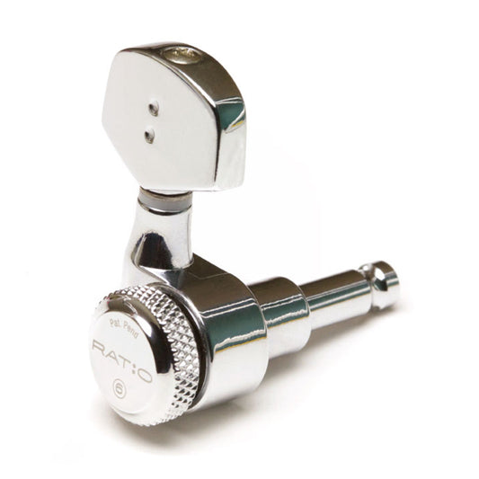 Graph Tech RATIO Electric Locking 3+3 Contemporary 2 Pin ~ Chrome