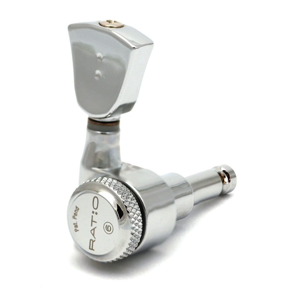 Graph Tech RATIO Electric Locking 3+3 Vintage 2 Pin ~ Chrome