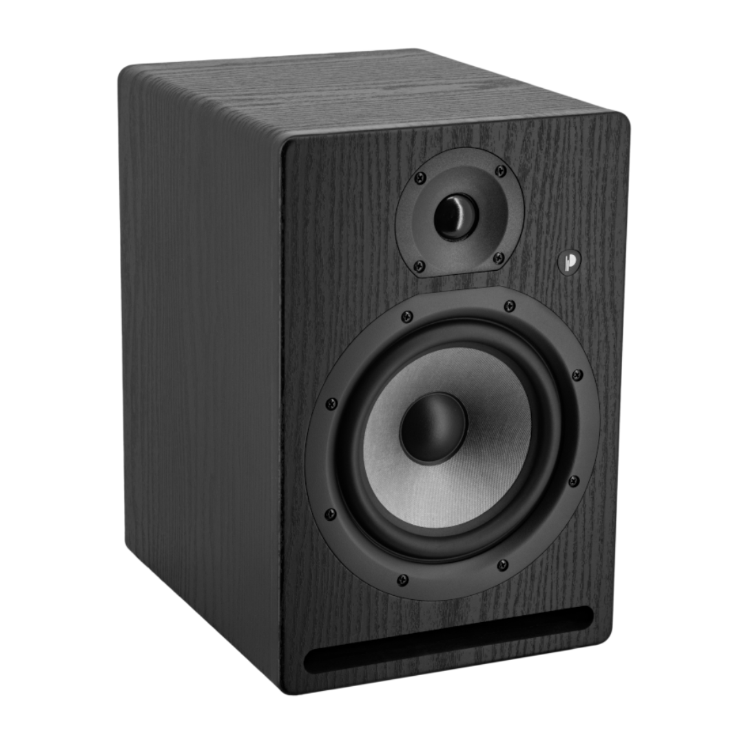 Prodipe Active Monitor 6.5" (bi-amplified) ~ Black Wood