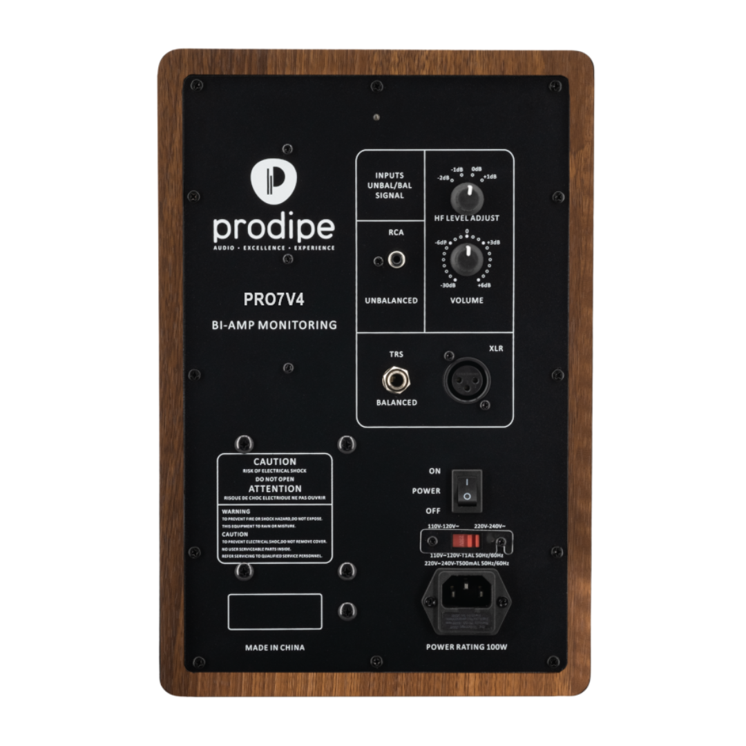 Prodipe Active monitor 6.5" (bi-amplified) ~ Walnut Wood