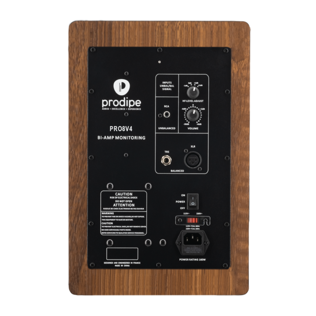 Prodipe Active Monitor 8" (bi-amplified) ~ Walnut Wood