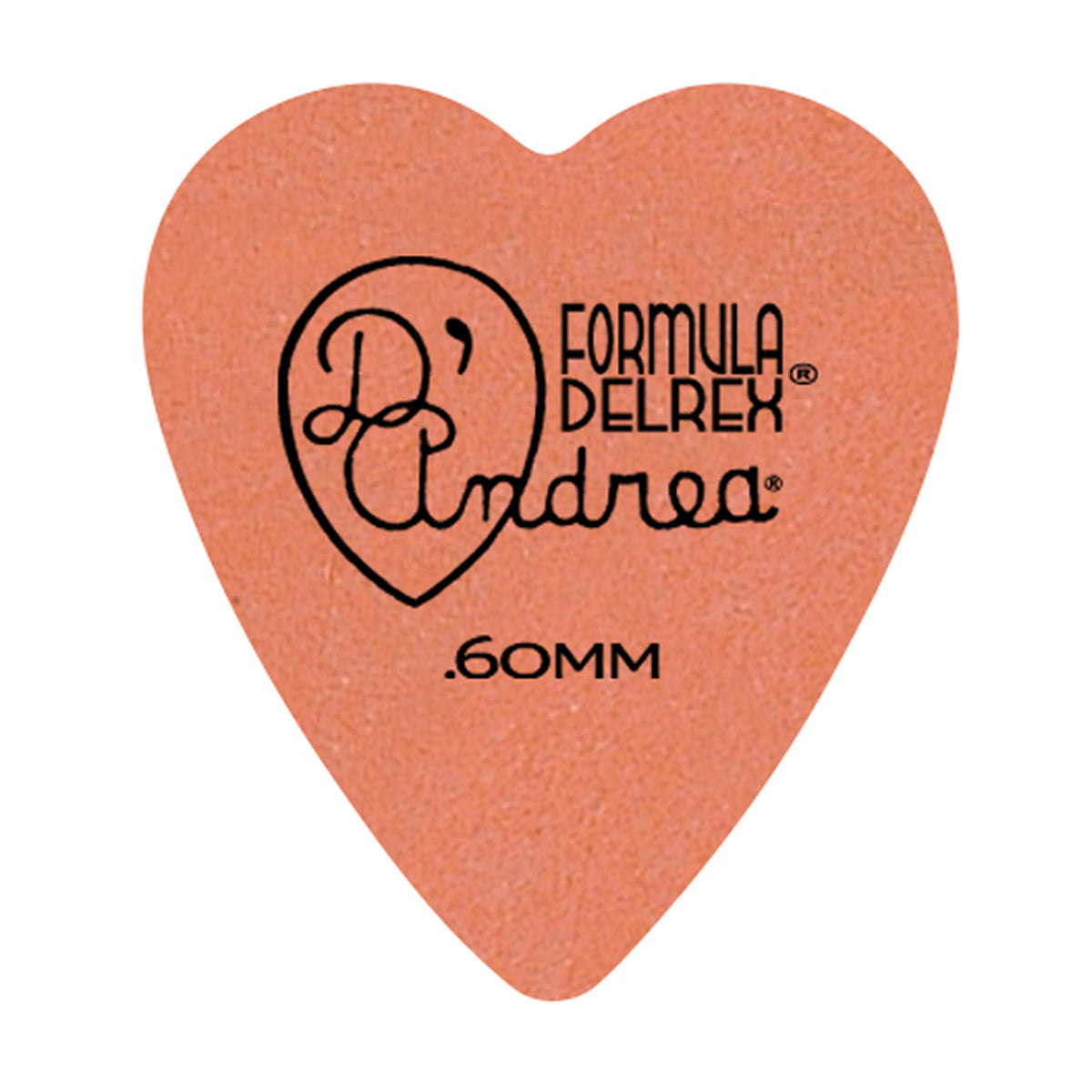 D'Andrea 323 Delrex Orange Pick Refill Bag ~ Thin Medium ~ 72 Picks