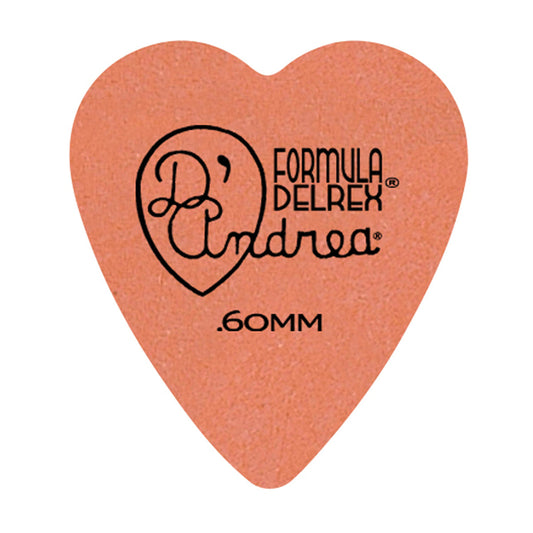 D'Andrea 323 Delrex Orange Pick Refill Bag ~ Thin Medium ~ 72 Picks