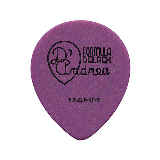 D'Andrea 347 Delrex Purple Pick Refill Bag ~ Extra Heavy ~ 72 Picks