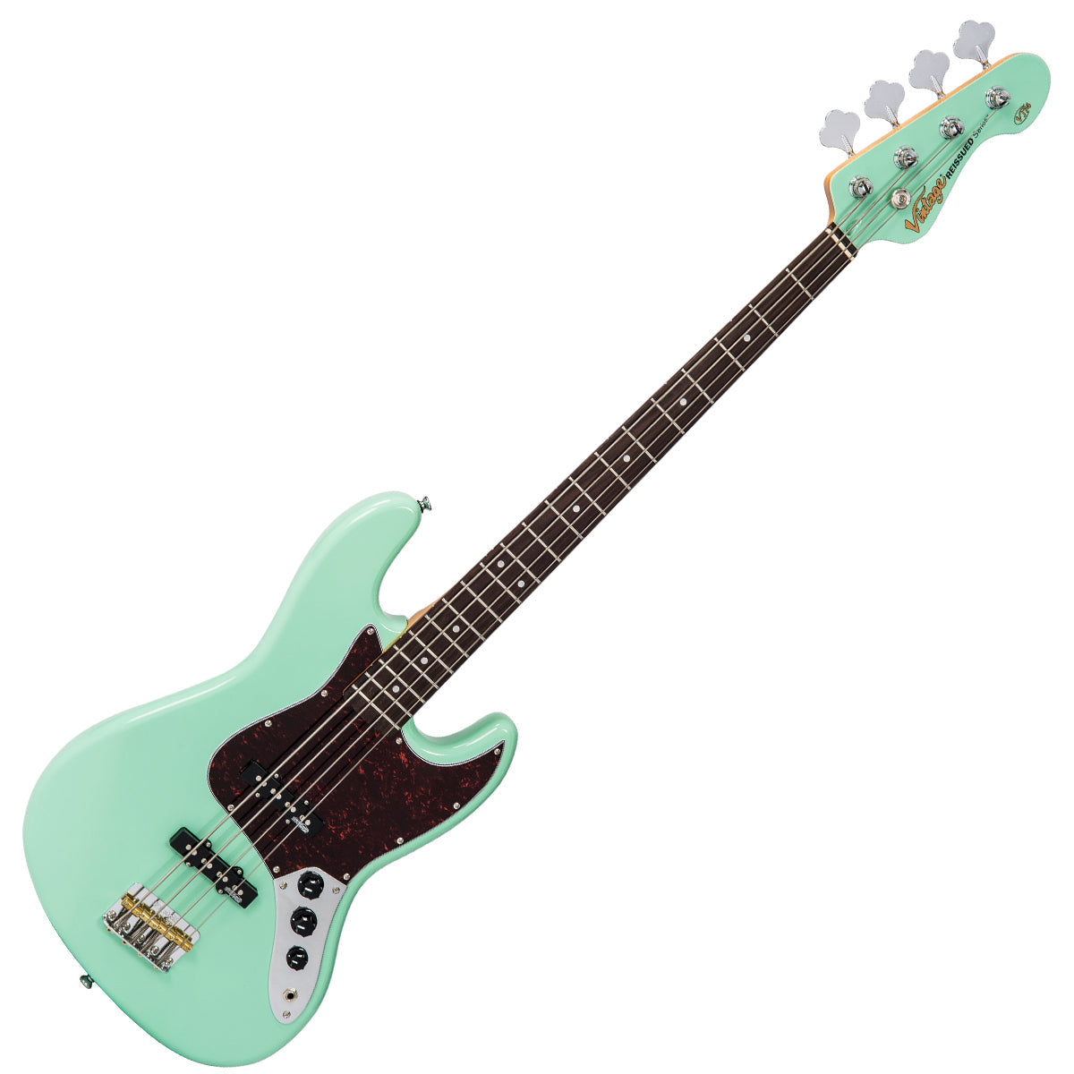Vintage VJ74 ReIssued Bass Guitar ~ Ventura Green