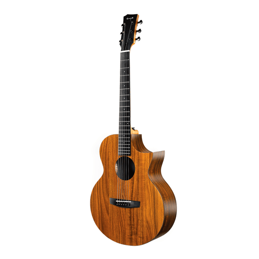 Enya EA-X1CEQ Koa Electro-Acoustic Guitar with Cutaway