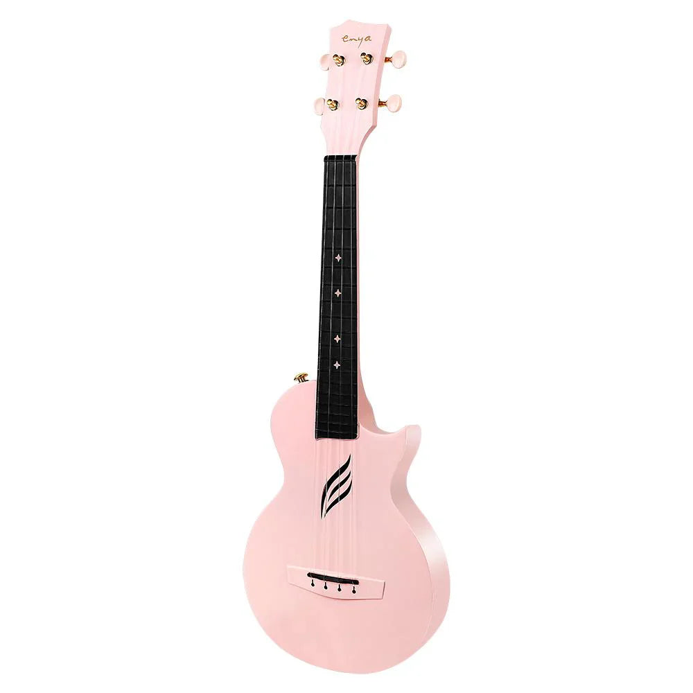 Enya Nova U Carbon Fibre Concert Ukulele ~ Pink