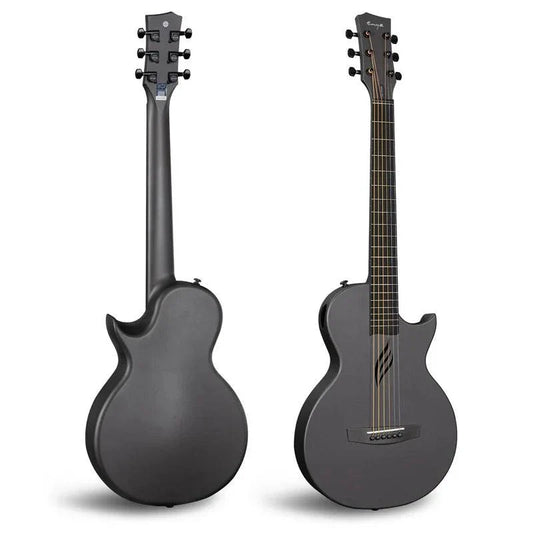 Enya Nova Go Carbon Fibre Travel Acoustic Guitar ~ Black
