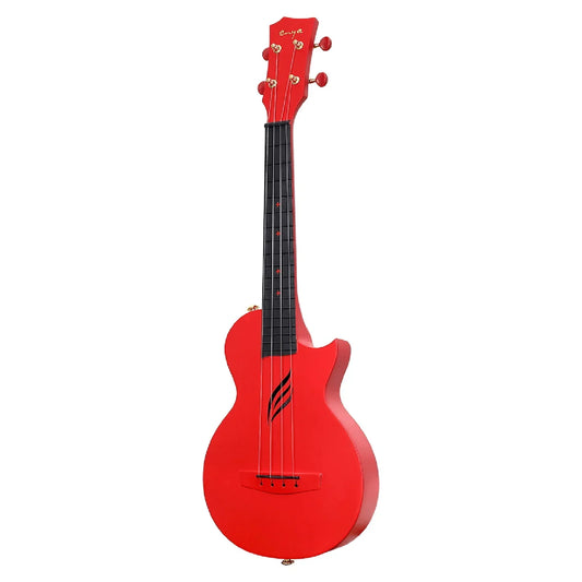 Enya Nova UE Electro-Acoustic Concert Ukulele ~ Red