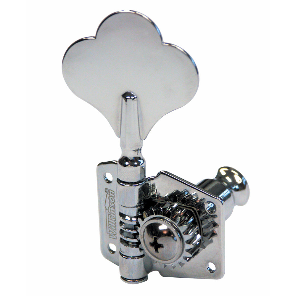 Wilkinson Elephant Ear Bass Machineheads ~ 3 + 1 ~ Chrome