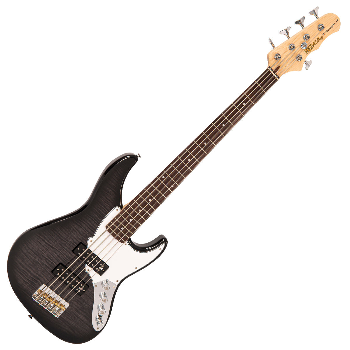 Fret-King Perception Custom 5 String Bass Guitar ~ Blackburst
