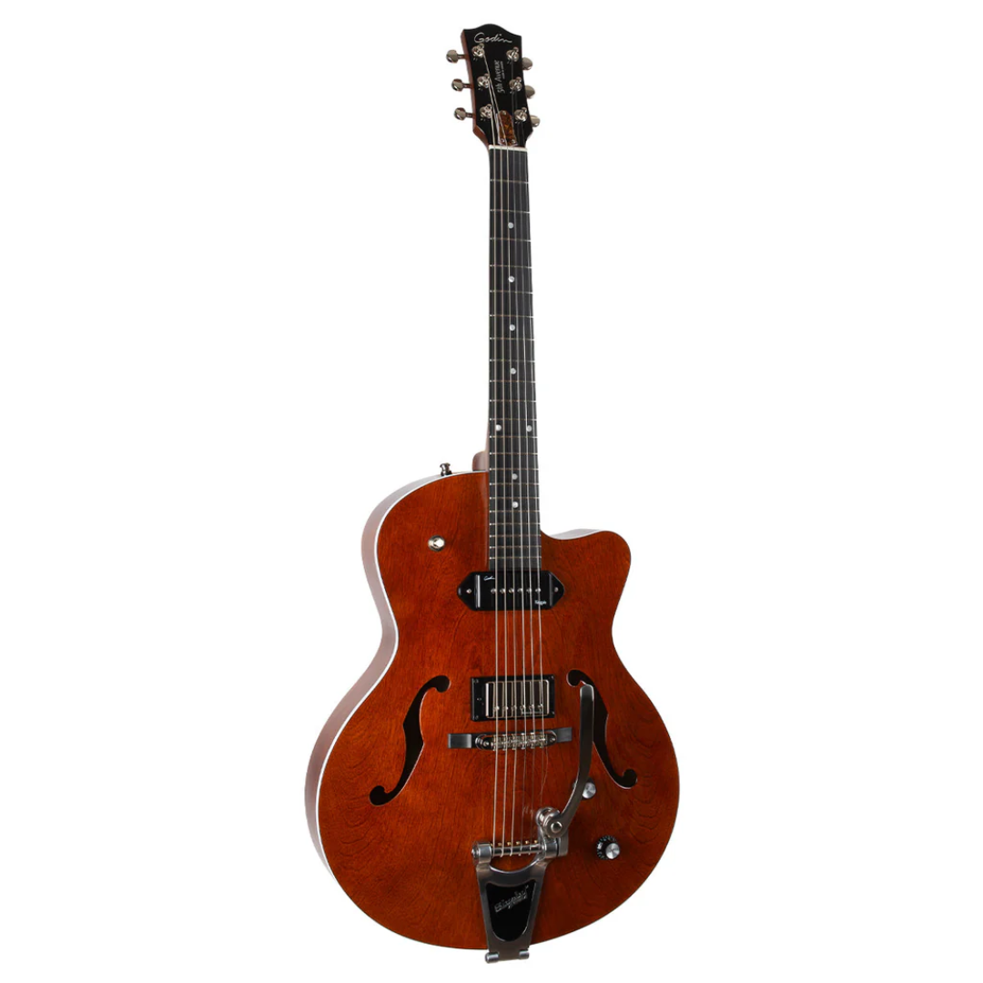 Godin 5th Avenue Semi-Acoustic Guitar ~ Uptown Custom Havana Brown