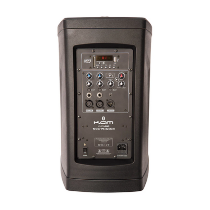 KAM Compact Tower PA System with Lighting ~ 240W