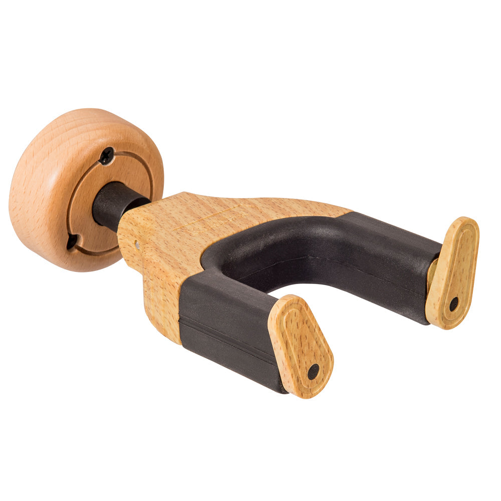 Kinsman Premium Series Auto Lock Wall Guitar Hanger ~ Wood