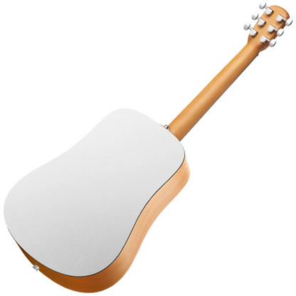 BLUE LAVA Original Acoustic Guitar and Lite Bag ~ Frost White / Walnut