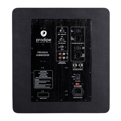Prodipe Active Subwoofer 10" ~ Black Wood