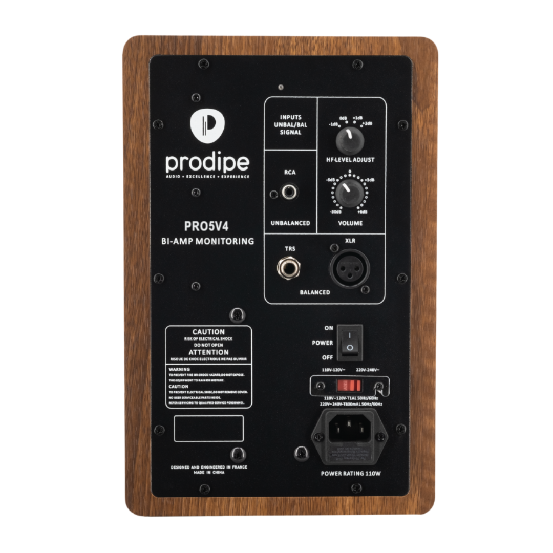 Prodipe Active Monitor 5" (bi-amplified) ~ Walnut Wood