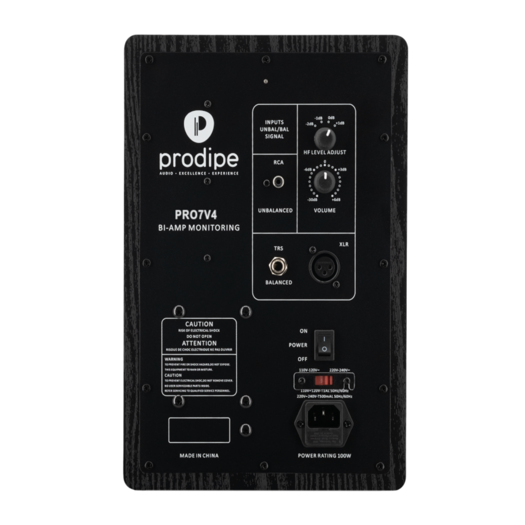 Prodipe Active Monitor 6.5" (bi-amplified) ~ Black Wood