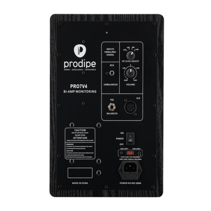 Prodipe Active Monitor 6.5" (bi-amplified) ~ Black Wood