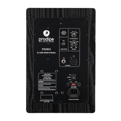 Prodipe Active Monitor 8" (bi-amplified) ~ Black Wood