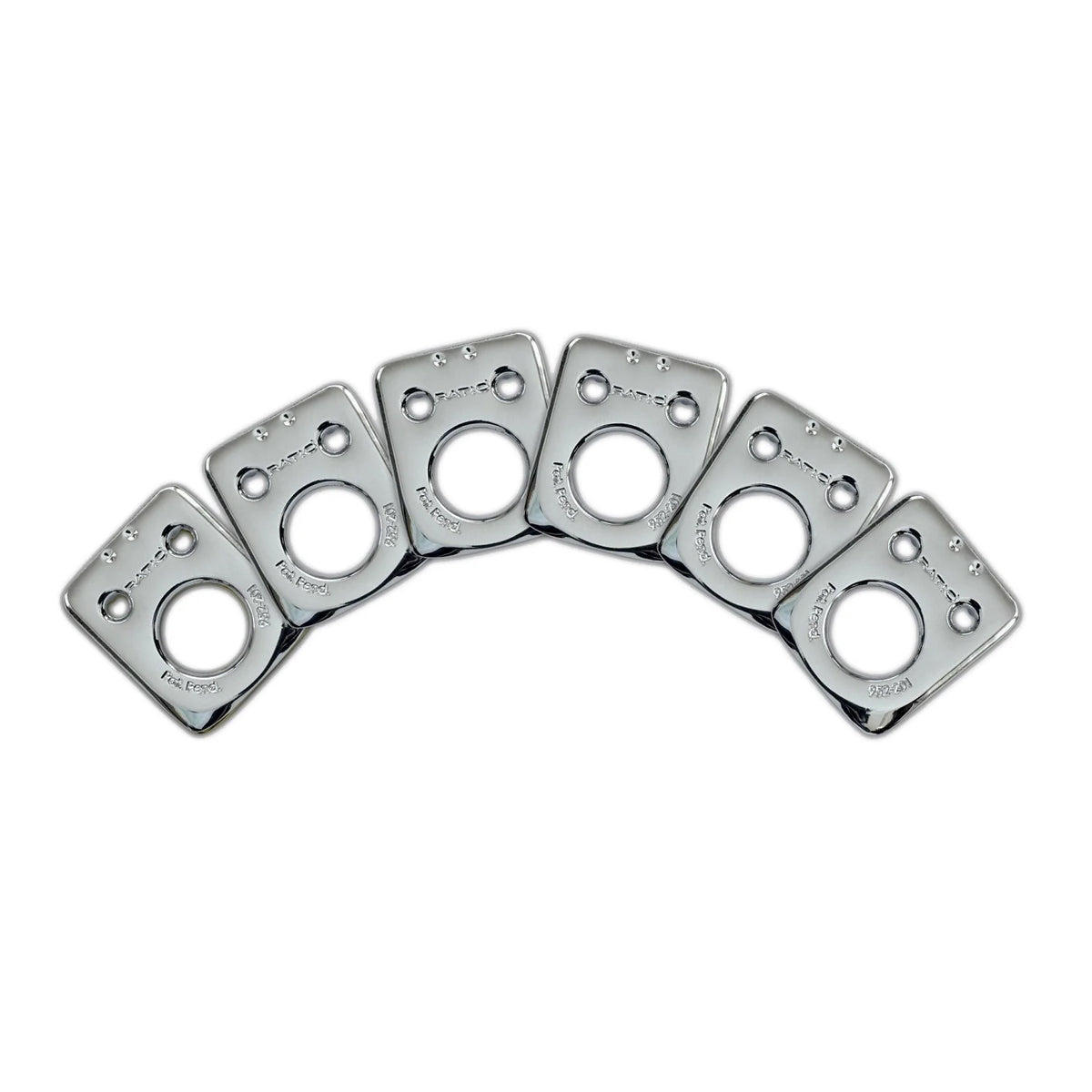 Graph Tech Ratio Plate For Fender Style 2 Pin Hole ~ Chrome