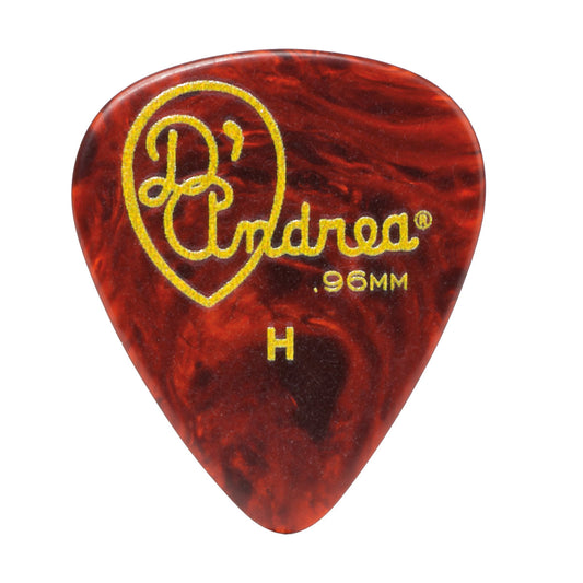 D'Andrea 351 Shell Celluloid Pick Kit Refill Bag ~ Heavy ~ 72 Picks