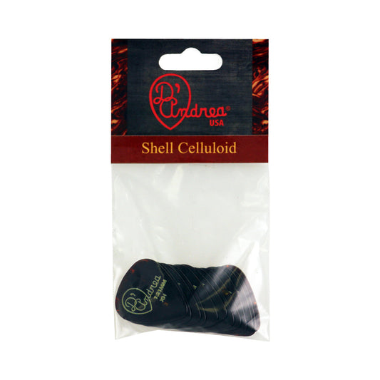 D'Andrea 351 Shell Celluloid Pick Pack ~ Extra Heavy ~ 12 Picks