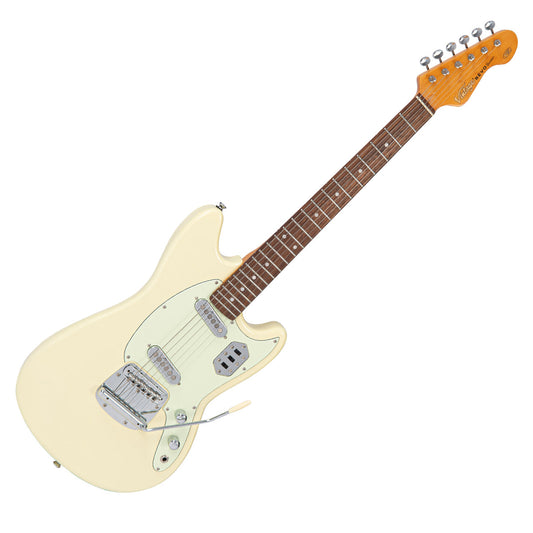 Vintage REVO Series 'Colt SS Twin' Electric Guitar ~ Vintage White