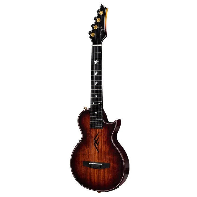 ENYA E6 FE Deluxe All Solid Acacia Electro-Acoustic Tenor Ukulele